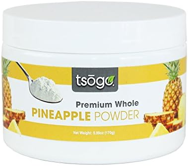 Tsogo Premium Pineapple Powder, 170g, 48 Total Servings, Fruit Smoothies - No Added Flavors, Fillers or Sugars