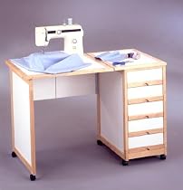 Sewing Cart with Extension Table