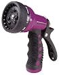 Dramm 12706 Revolver 9-Pattern Premium Garden Hose Nozzle, Berry