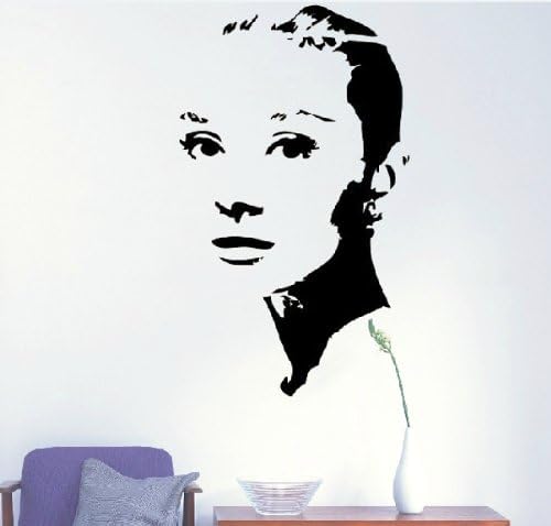 Sirimaya Audrey Hepburn Wall Sticker Bedroom Vintage Poster