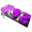 Fetish Fantasy Bondage Gear Purple Furry LOVE Handcuffs Kit