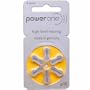 Hearing Aid Battery Powerone size 10 made in Germany Genuine 60 Pack