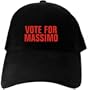 CAPS BLACK EMBROIDERY " VOTE FOR MASIH " Medium / Large