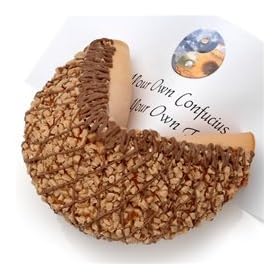 Caramel Toffee Chocolate Giant Fortune Cookie