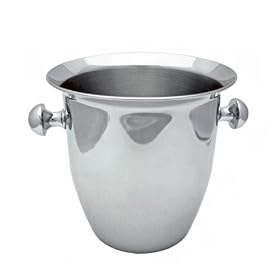 Brilliant Wine Bucket - Fine Stainless Steel Barware for Your Enjoyment by StainlessLUX