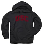 USC Trojans Youth Black Arch Hooded Sweatshirt