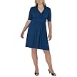 Merona&reg; Plus Johnny Collar Dress - Blue
