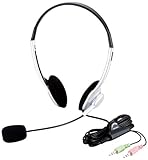 ELECOM �w�b�h�Z�b�g�}�C�N���t�H�� �����I�[�o�[�w�b�h 1.8m HS-HP10SV