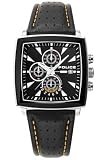 Police Patrol Chronograph Black Leather Strap Watch
