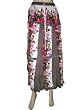 New Womens Designer Fashion Skirt Rosy Brown Floral Print Patch Work Cotton Long Skirts 36"