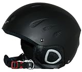 Produkt-Bild: Skihelm VS-610 matt-schwarz + Halsw&auml;rmer