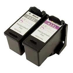 Sophia Global Refurbished Ink Cartridge Replacement for Lexmark 44XL 43XL (1 Black, 1 Color)