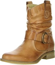 VISTA Damen Stiefeletten cognac, Größe:38;Farbe:Cognac