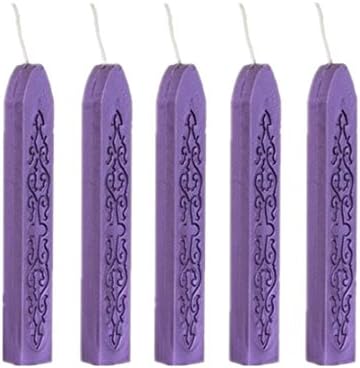 5Pcs Traditional Decor Sealing Wax Wax Sticks Decor Wax Violet