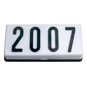 Yosemite Home Decor AL000 9.25-Inch Address Light, White by Yosemite Home Decor