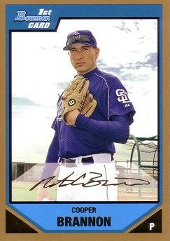 Buy 2007 Bowman Prospects Gold BP1 Cooper Brannon (Baseball Cards) San Diego Padres (Extended Rookie... by Baseball Cards