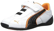 PUMA Tune Cat B 2 V Kids Sneaker (Toddler/Little Kid/Big Kid) , White/Black Vibrant, 4 M US Toddler
