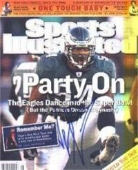 Jeremiah Trotter Autographed/Hand Signed Sports Illustrated Magazine (Philadelphia Eagles)
