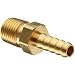 Parker 4-4 B2HF-B Brass Barbed Connector To Male Pipe 1/4" Hose Barb 1/4" Male NPT