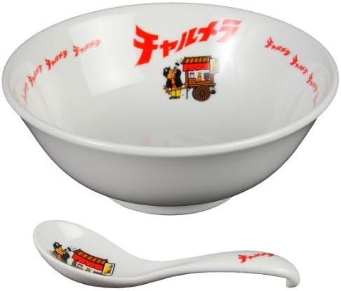 Myojo charamela ramen bowl and spoon set by Kanemi