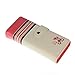 Coromose® Clutch Checkbook Money Clip Change Fox Love Pattern Purse Handbag Wallet (Watermelon Red)