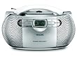 Philips AZ1027/05 Portable CD and Cassette Player with AM/FM Radio - Silver