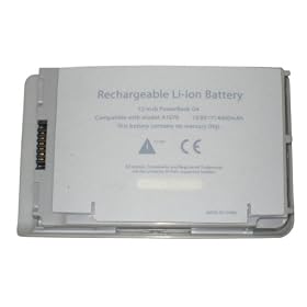 SiliconTech Lithium Ion Laptop Battery For Apple Powerbook G4 12-inch Screen