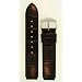 Fits Philip Stein size 1 18mm Dark Chocolate Brown Alligator Grain Leather Watchband With Spring Bars By JP Leatherworks