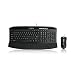 IOGear Spill-Resistant Desktop Keyboard and Mouse-Black (GKM512)