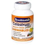 Colostrum Orange Cr me Chewables - Boosts Energy, 120 tabs,(Symbiotics)