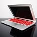 TopCase RED Keyboard Silicone Cover Skin for Macbook AIR 11