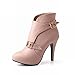 Carol Shoes Fashion Women's Hot Sale Western Buckle New Arrival Party Stiletto High Heels Ankle Boots