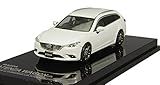 オーバーステア 1/64 マツダ アテンザ ワゴン 2015 スノーフレイクホワイトパールマイカ