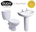 Kitchen & Housewares : Haven Cloakroom Suite from the Duchy Bathroom Range