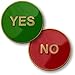 Yes No Flipper Challenge Coin