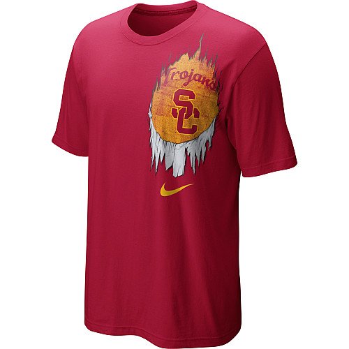 Nike USC Trojans Boy's Football Beast T-Shirt Medium