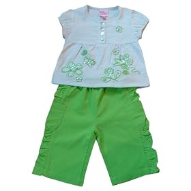 ENSEMBLE BEBE TUNIQUE PANTALON P'TITES CANAILLES 12 MOIS