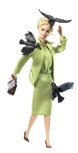 41BdEbWjsgL Barbie Black Label Collection Alfred Hitchcocks The Birds Barbie Doll