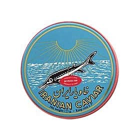 Sevruga 000 Caviar 'Malossol' - Iranian Caviar - 4.4 oz/125 gr from the Caspian Sea.. (Free Overnight Shipping!)