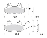 TRW Lucas Bremsbelag vorne SI fuer Yamaha YFM Wolverine Q 2006 2007 MCB615SI
