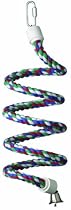 Super Bird Creations 1/2-Inch by 52-Inch Rope Bungee Bird Toy, Small
