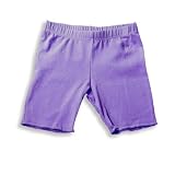 Private Label - Girls Capri Length Longer Bike Short, Lavender