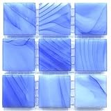 Diamond Tech Glass Mosaic Glass Series - Cloudy Blue Ceramic Tile