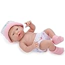 JC Toys Mini La Newborn Baby Doll, Light Pink