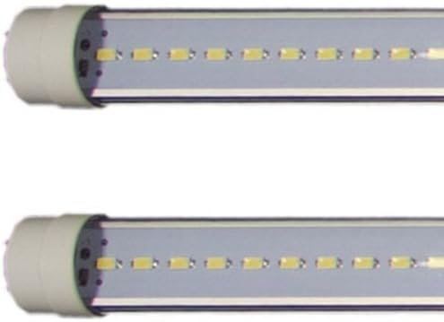 4 Pack of Duda LED T5 Clear 4 Ft Tube Light Samsung 20w 2000 lumens 2 yr Warranty 6500k Daylight G5 Connection Pins