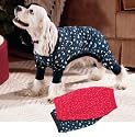 Sweet Dreams Dog Pajama , Doggy Pajama Large - Navy Color