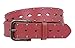 Snap on Studded Vintage Embossed Jean belt