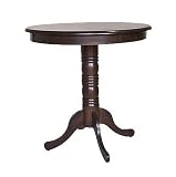 Carolina Cottage Chestnut Finish Verona Pub Bar Table