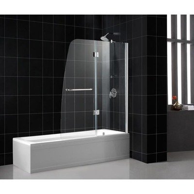 DreamLine SHDR-3148586-01 AQUA-C Hinged Tub Door, Clear Glass