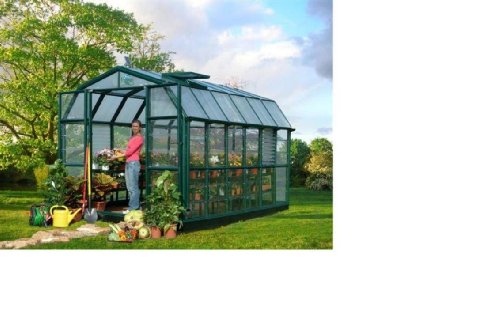 Rion Prestige Greenhouse 8 foot 6 inchesW x 24 footL x 8 footH 5 roof vents